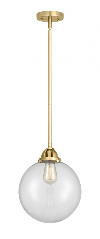 Beacon - 1 Light - 10 inch - Satin Gold - Cord hung - Mini Pendant