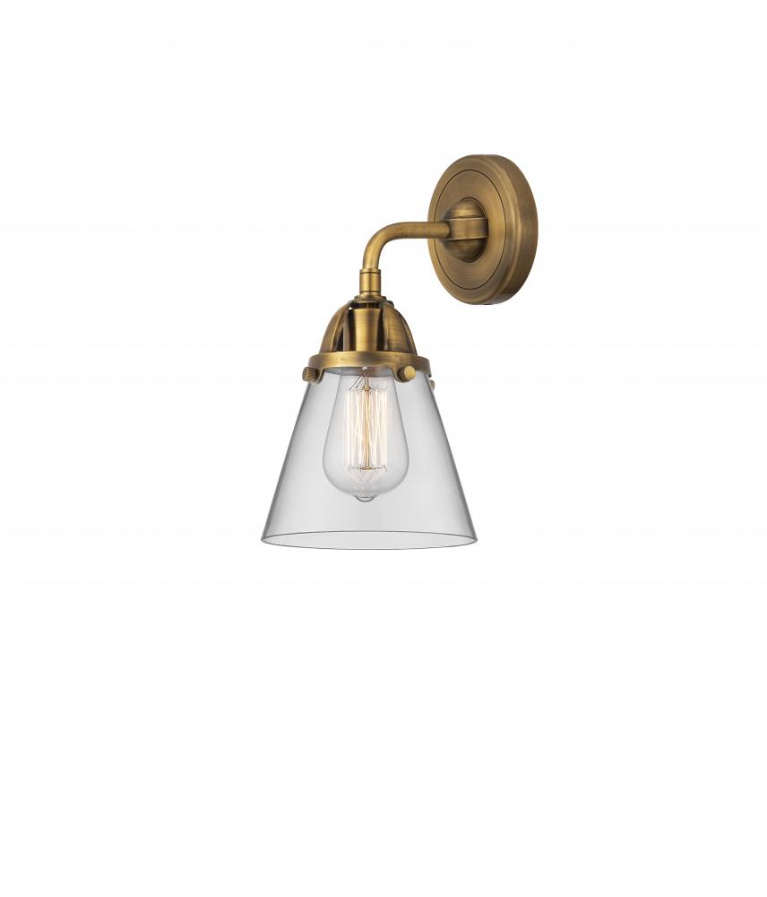 Cone - 1 Light - 6 inch - Brushed Brass - Sconce