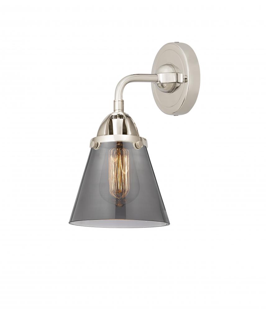 Cone - 1 Light - 6 inch - Polished Nickel - Sconce