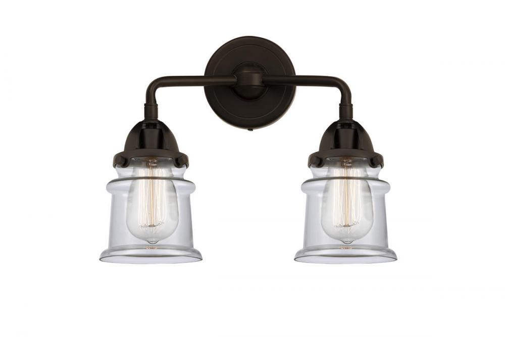 Canton - 2 Light - 13 inch - Oil Rubbed Bronze - Bath Vanity Light