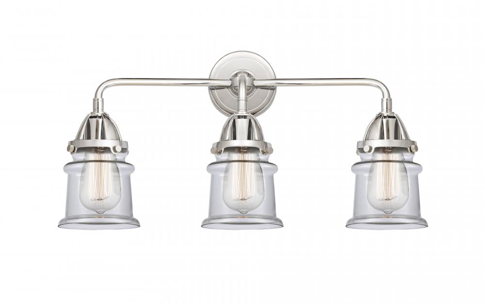 Canton - 3 Light - 23 inch - Polished Chrome - Bath Vanity Light