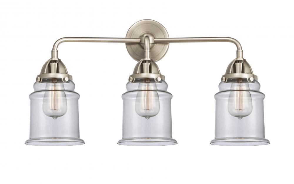 Canton - 3 Light - 24 inch - Brushed Brass - Bath Vanity Light