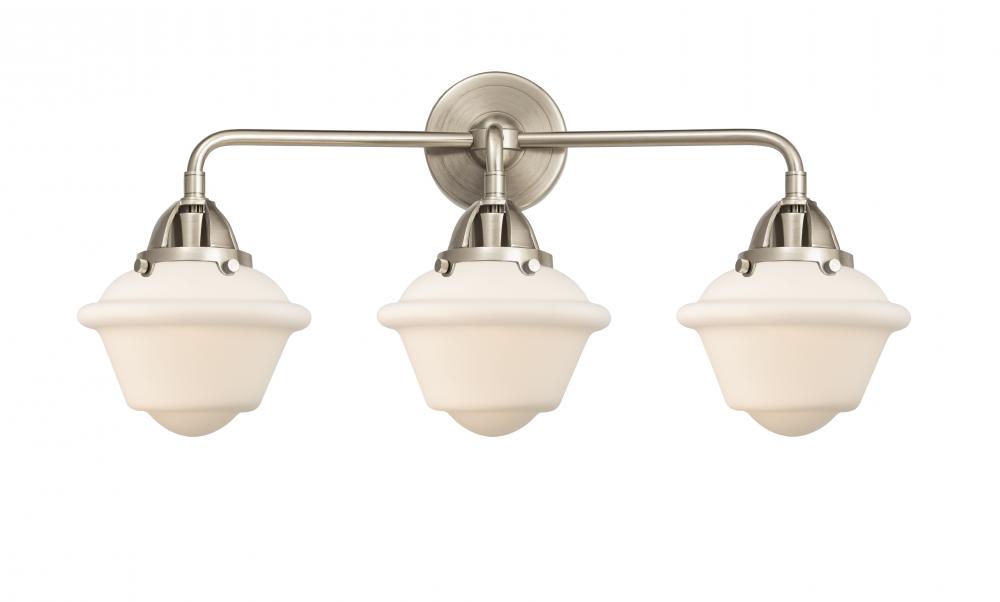 Oxford - 3 Light - 26 inch - Brushed Brass - Bath Vanity Light