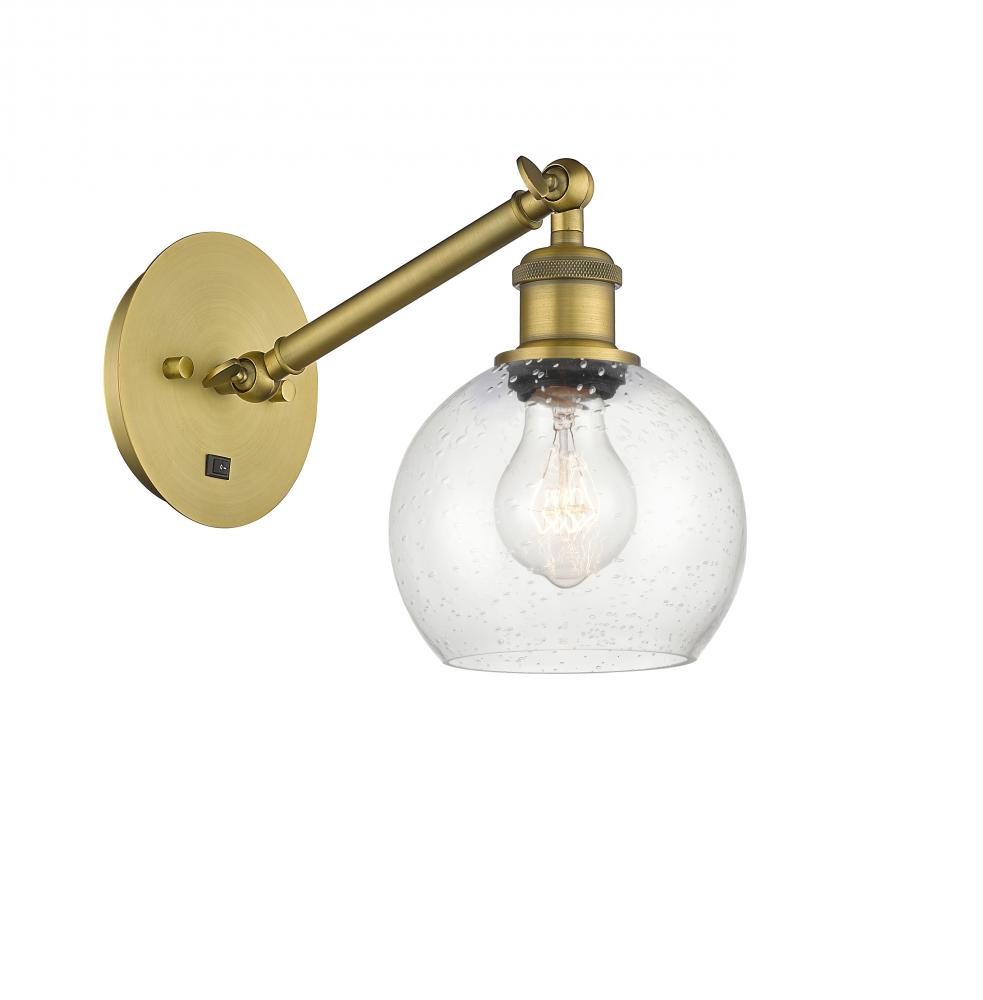 Athens - 1 Light - 6 inch - Brushed Brass - Sconce