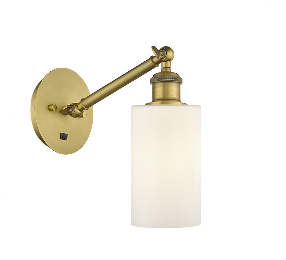 Clymer - 1 Light - 4 inch - Brushed Brass - Sconce