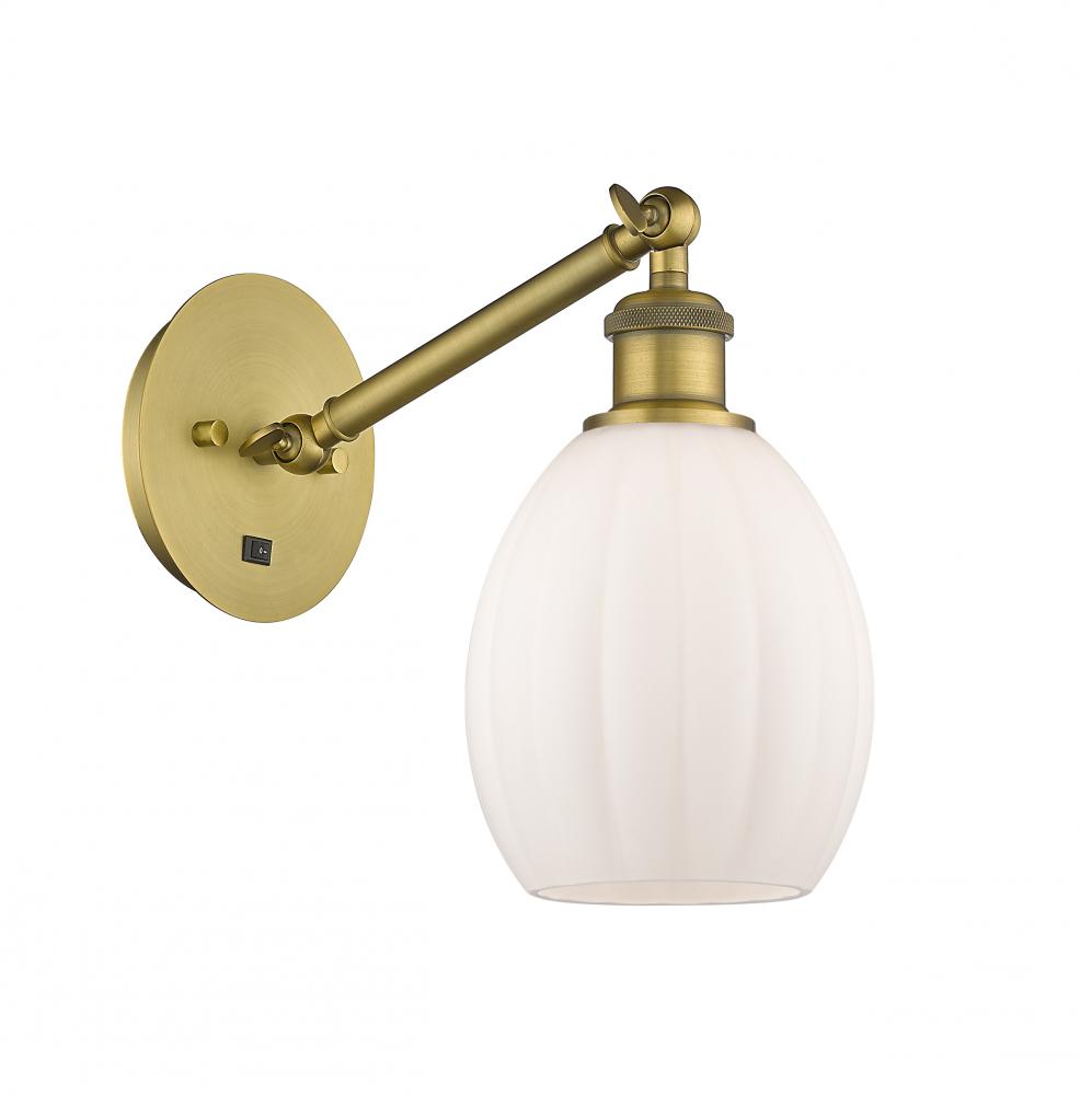 Eaton - 1 Light - 6 inch - Brushed Brass - Sconce