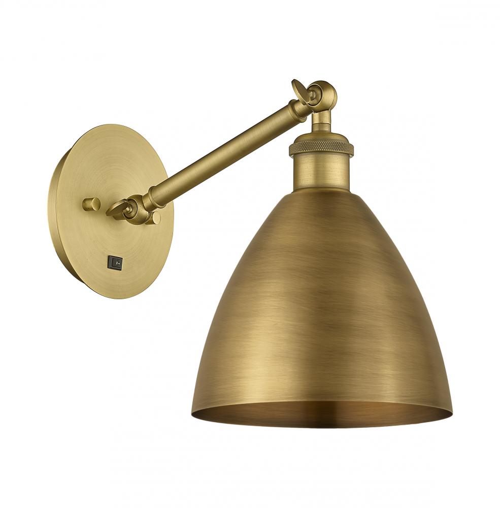 Bristol - 1 Light - 8 inch - Brushed Brass - Sconce