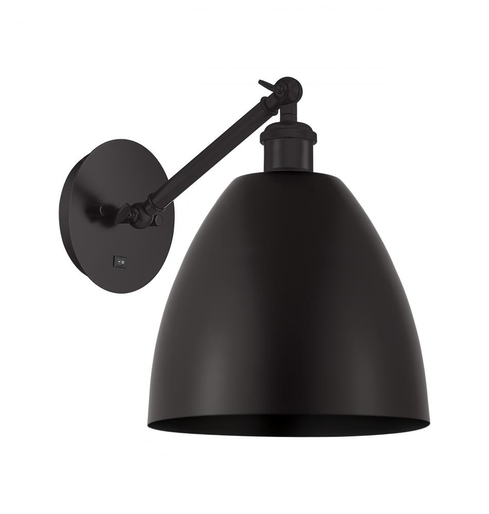 Bristol - 1 Light - 9 inch - Matte Black - Sconce