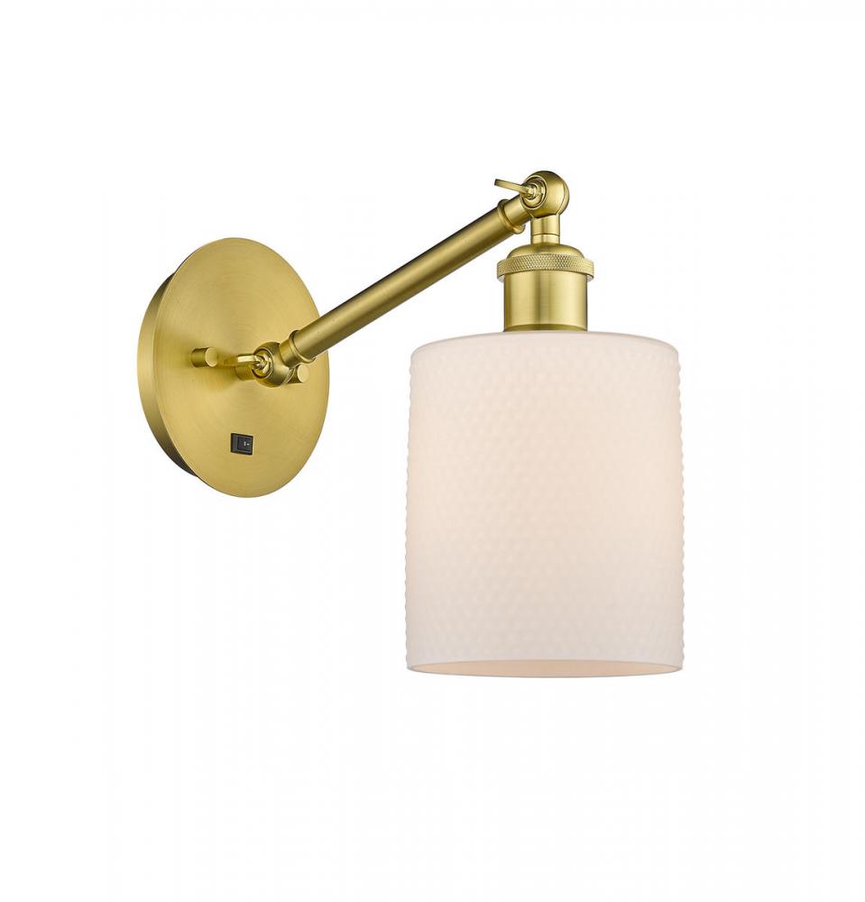 Cobbleskill - 1 Light - 5 inch - Satin Gold - Sconce