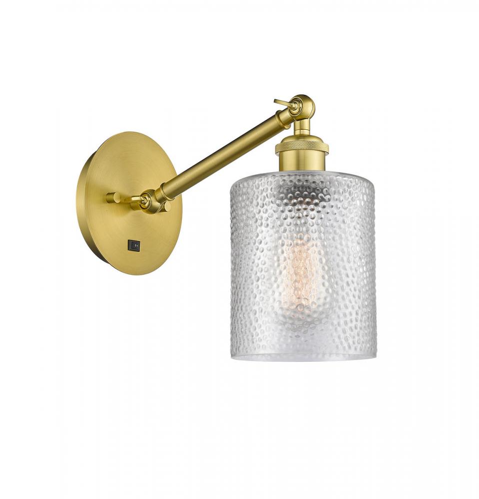 Cobbleskill - 1 Light - 5 inch - Satin Gold - Sconce