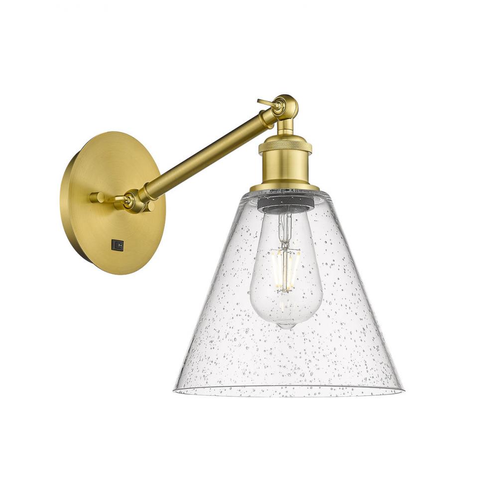 Berkshire - 1 Light - 8 inch - Satin Gold - Sconce