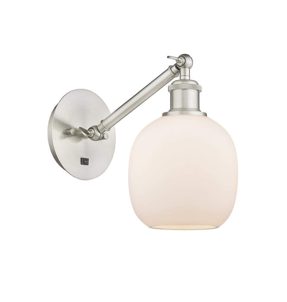 Belfast - 1 Light - 6 inch - Brushed Satin Nickel - Sconce