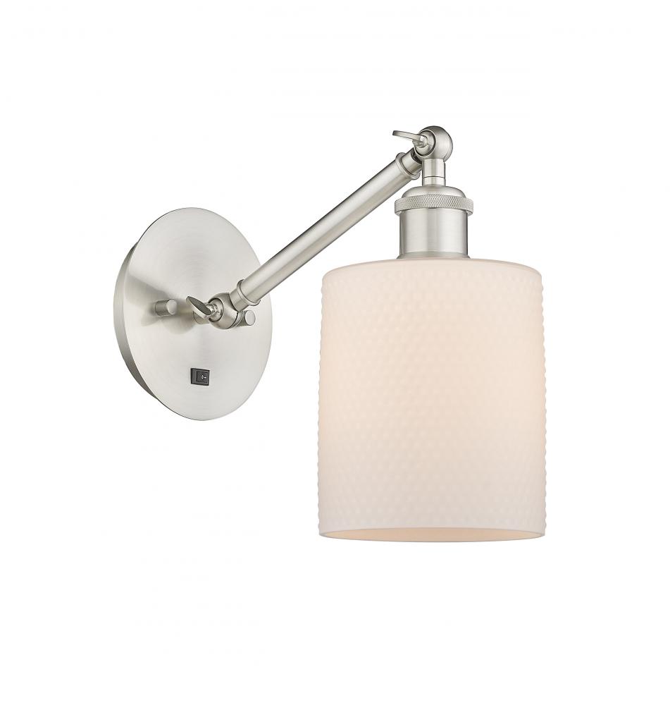 Cobbleskill - 1 Light - 5 inch - Brushed Satin Nickel - Sconce