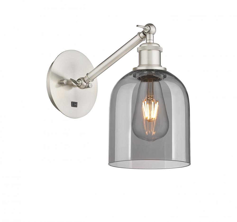 Bella - 1 Light - 6 inch - Brushed Satin Nickel - Sconce