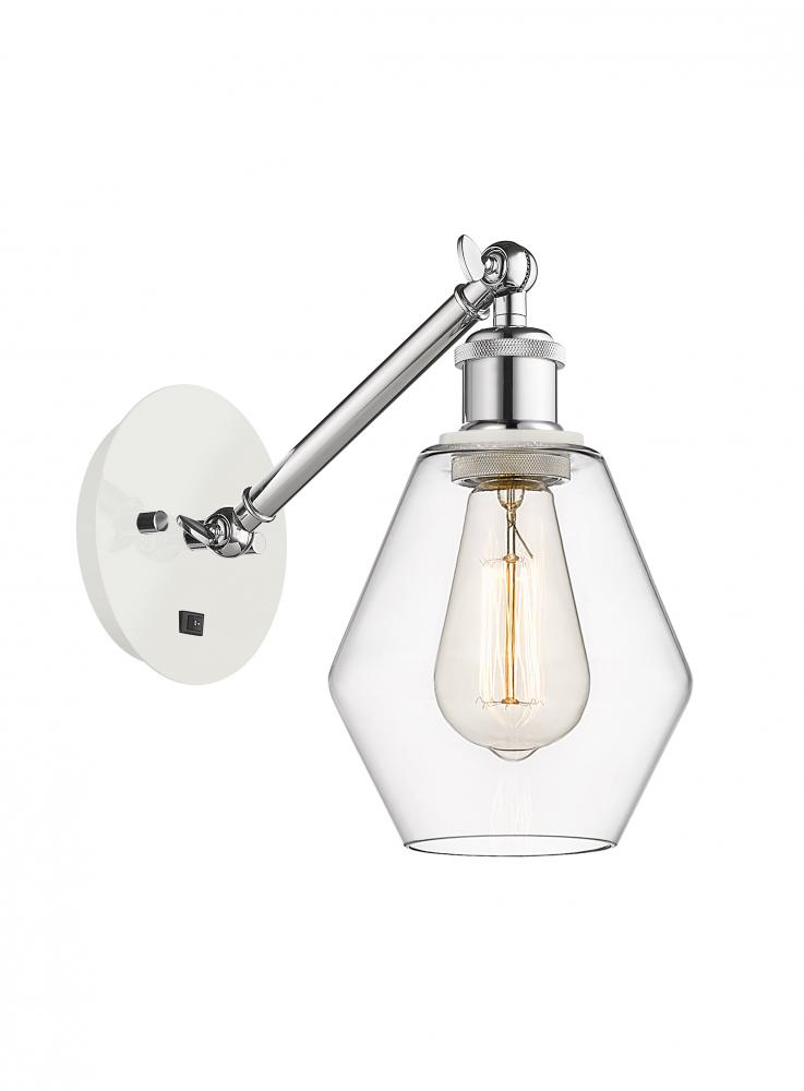 Cindyrella - 1 Light - 6 inch - White Polished Chrome - Sconce