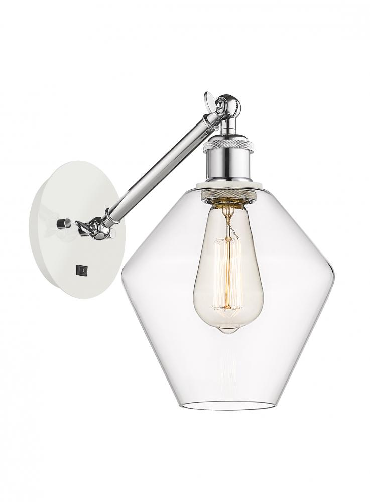 Cindyrella - 1 Light - 8 inch - White Polished Chrome - Sconce