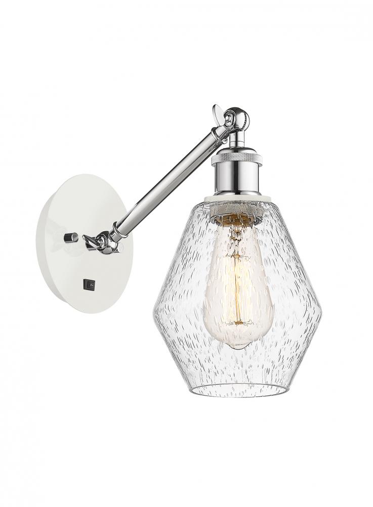 Cindyrella - 1 Light - 6 inch - White Polished Chrome - Sconce