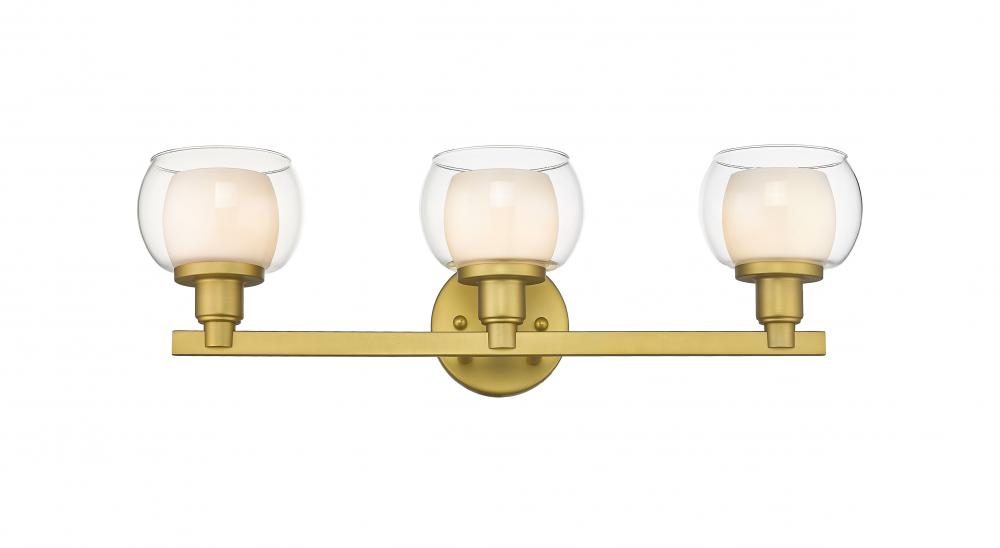 Cairo - 3 Light - 24 inch - Satin Gold - Bath Vanity Light