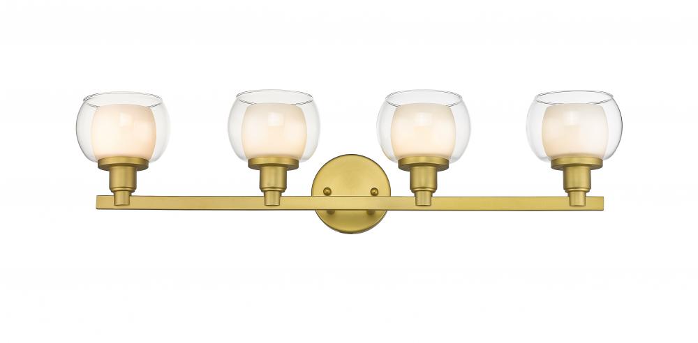 Cairo - 4 Light - 31 inch - Satin Gold - Bath Vanity Light