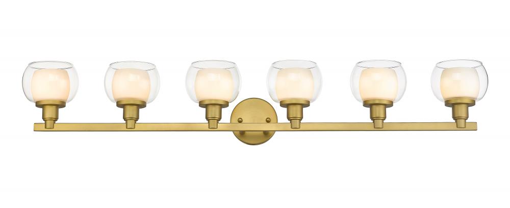 Cairo - 6 Light - 45 inch - Satin Gold - Bath Vanity Light