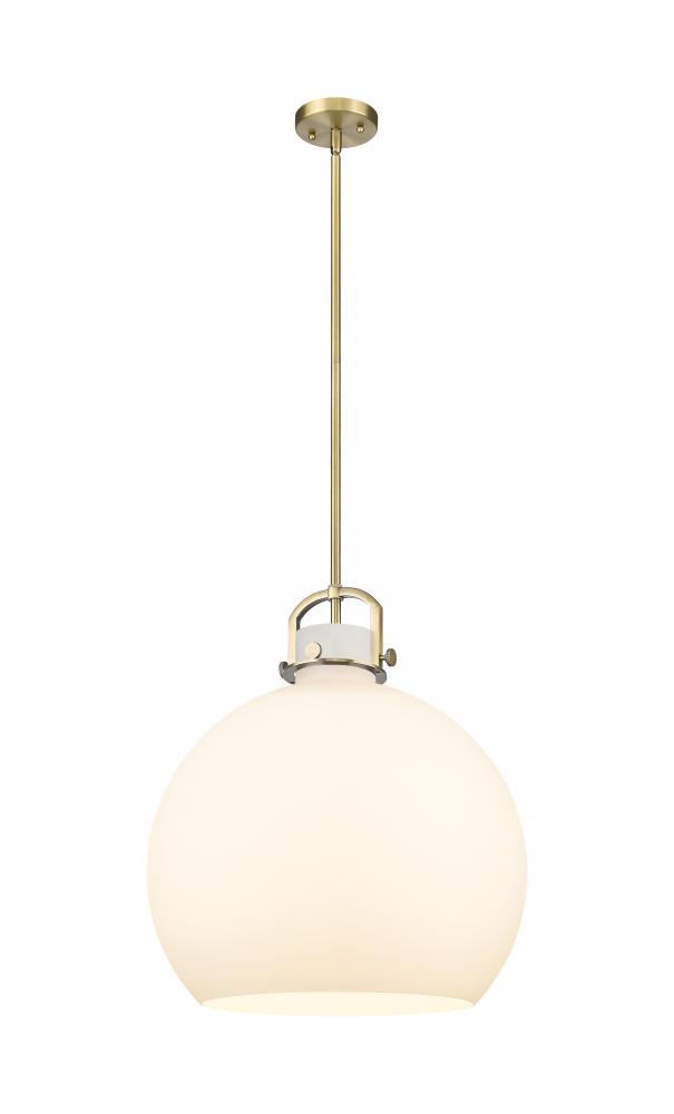 Newton Sphere - 1 Light - 18 inch - Brushed Brass - Multi Pendant