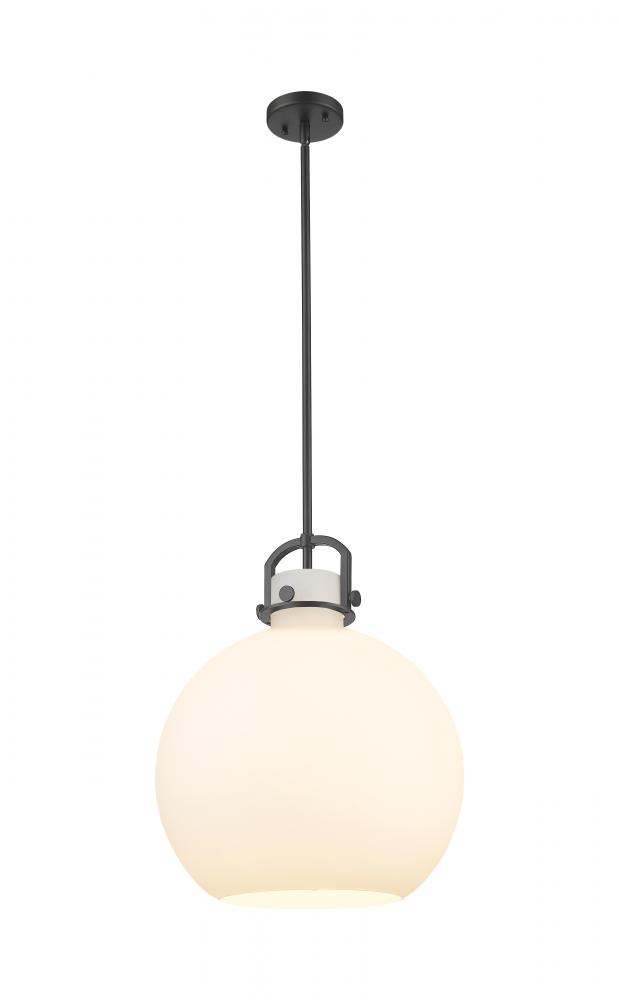 Newton Sphere - 1 Light - 16 inch - Matte Black - Multi Pendant