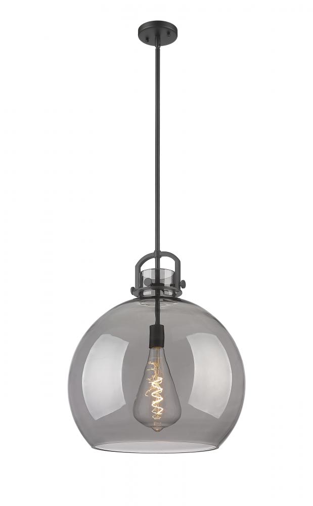 Newton Sphere - 1 Light - 18 inch - Matte Black - Multi Pendant