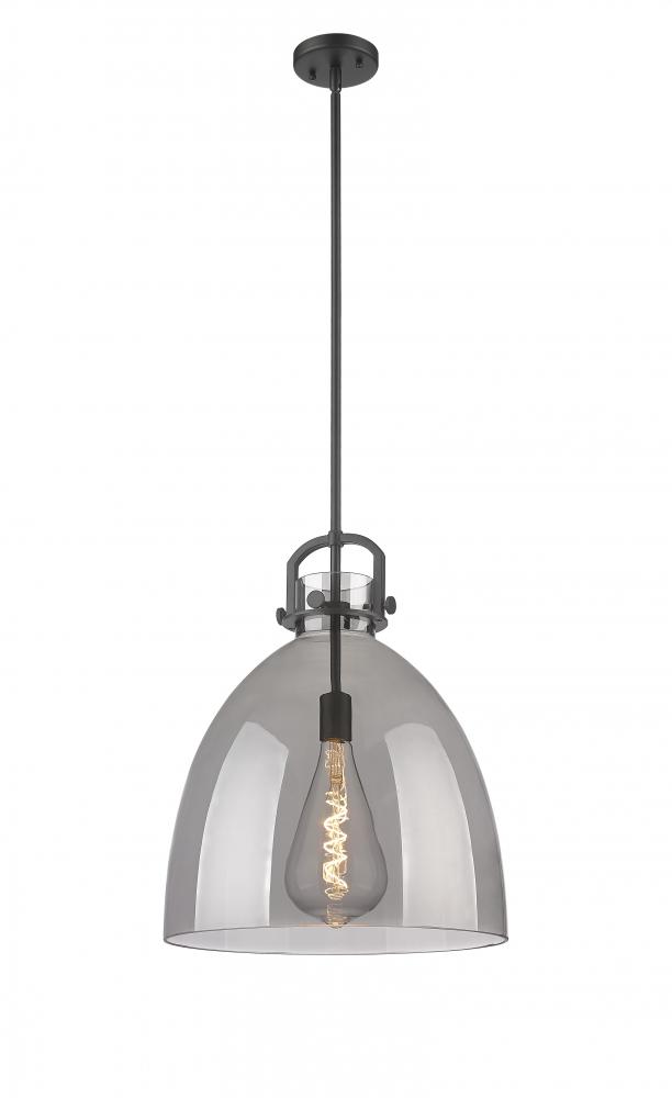 Newton Bell - 1 Light - 16 inch - Matte Black - Multi Pendant