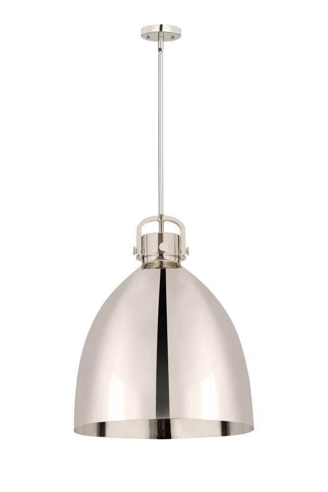 Newton Sphere - 1 Light - 16 inch - Polished Nickel - Pendant