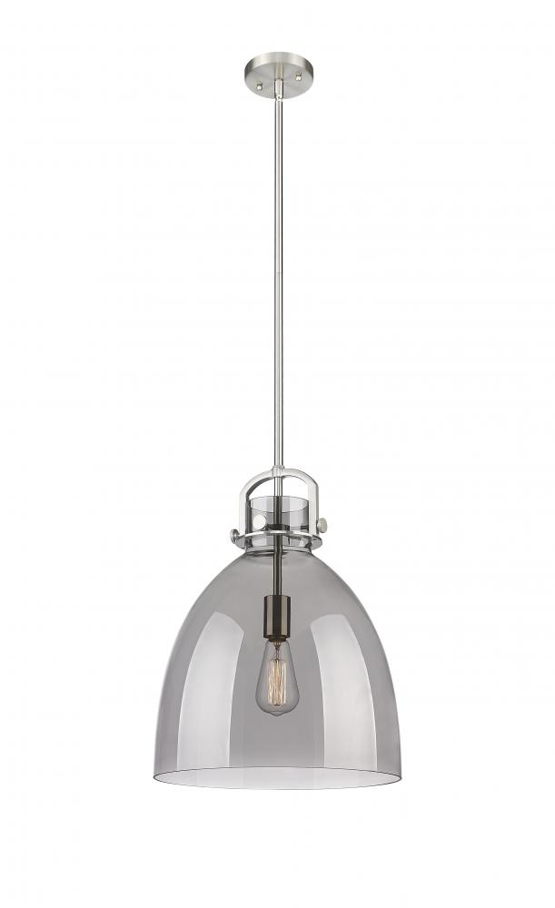 Newton Bell - 1 Light - 14 inch - Satin Nickel - Multi Pendant