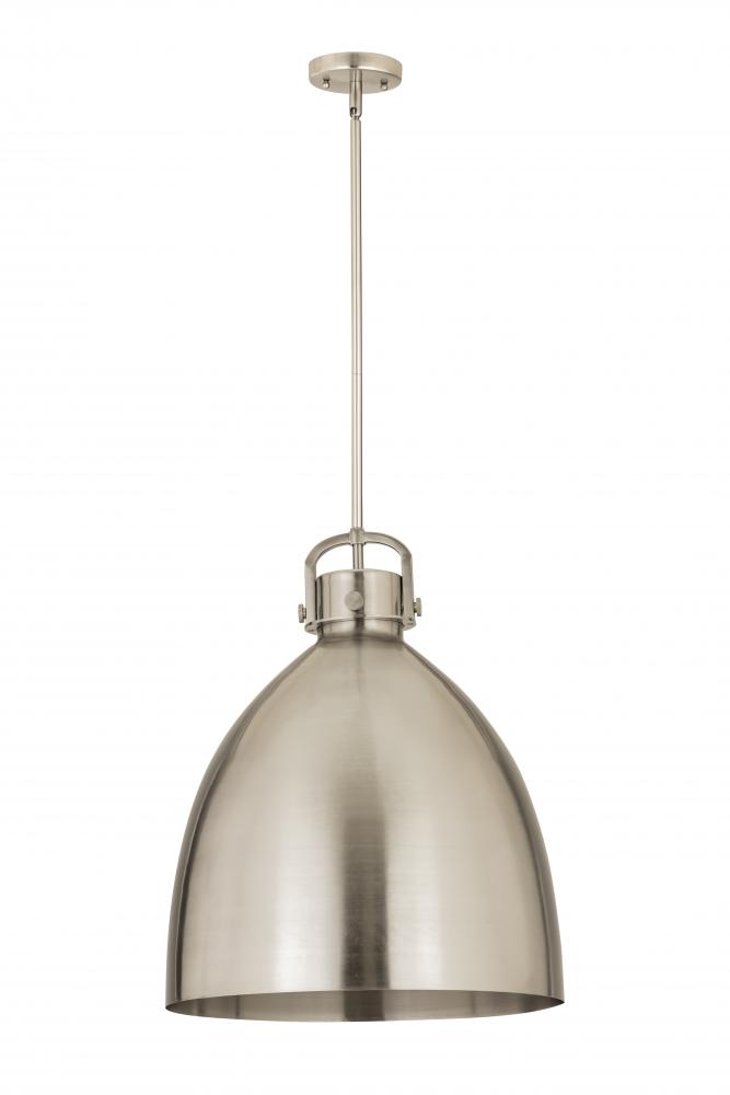 Newton Sphere - 1 Light - 18 inch - Satin Nickel - Multi Pendant