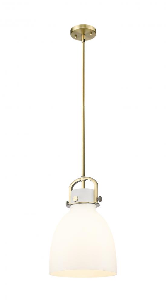 Newton Bell - 1 Light - 10 inch - Brushed Brass - Multi Pendant