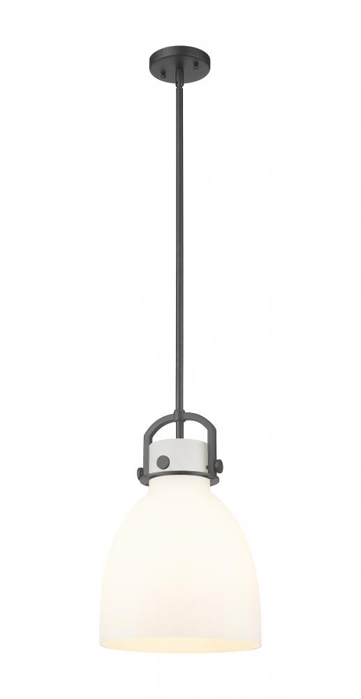 Newton Bell - 1 Light - 10 inch - Matte Black - Multi Pendant