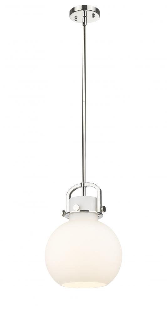 Newton Sphere - 1 Light - 10 inch - Polished Nickel - Multi Pendant