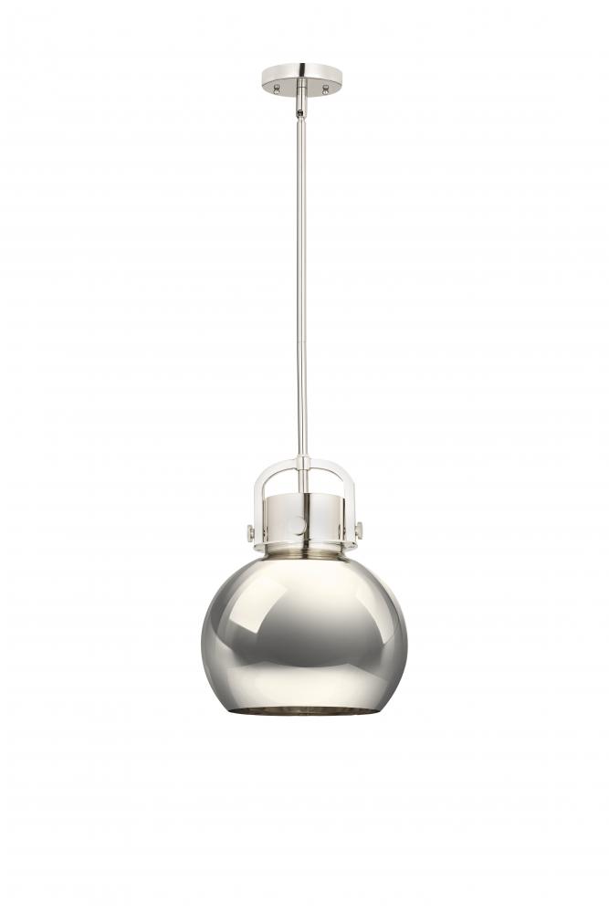 Newton Sphere - 1 Light - 10 inch - Polished Nickel - Multi Pendant