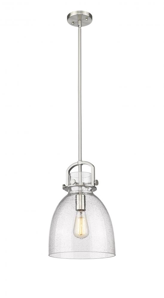 Newton Bell - 1 Light - 10 inch - Satin Nickel - Multi Pendant