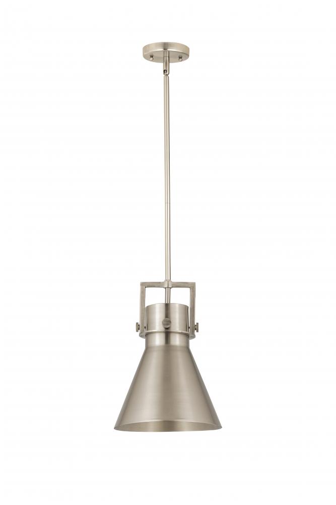 Newton Cone - 1 Light - 10 inch - Matte Black - Mini Pendant