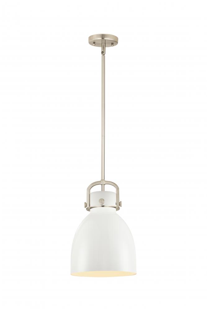 Newton Sphere - 1 Light - 10 inch - Satin Nickel - Multi Pendant