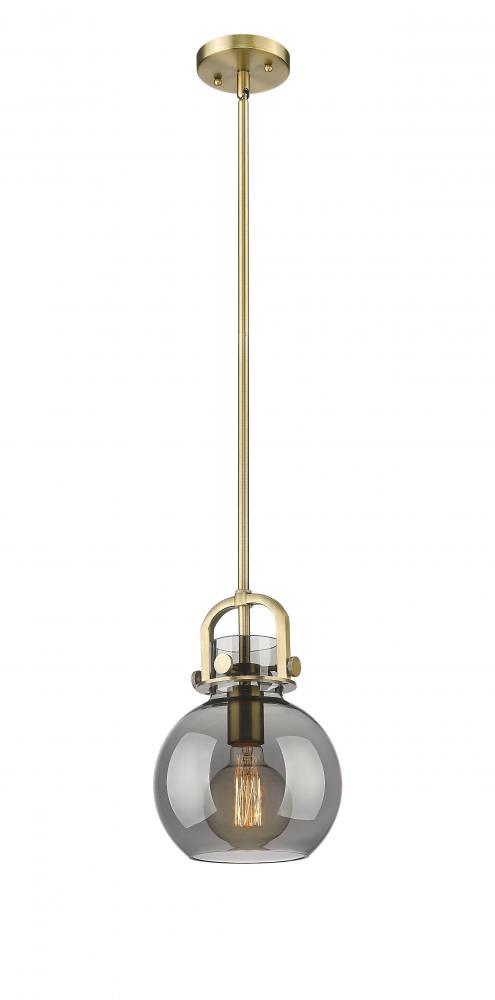 Newton Sphere - 1 Light - 8 inch - Brushed Brass - Multi Pendant