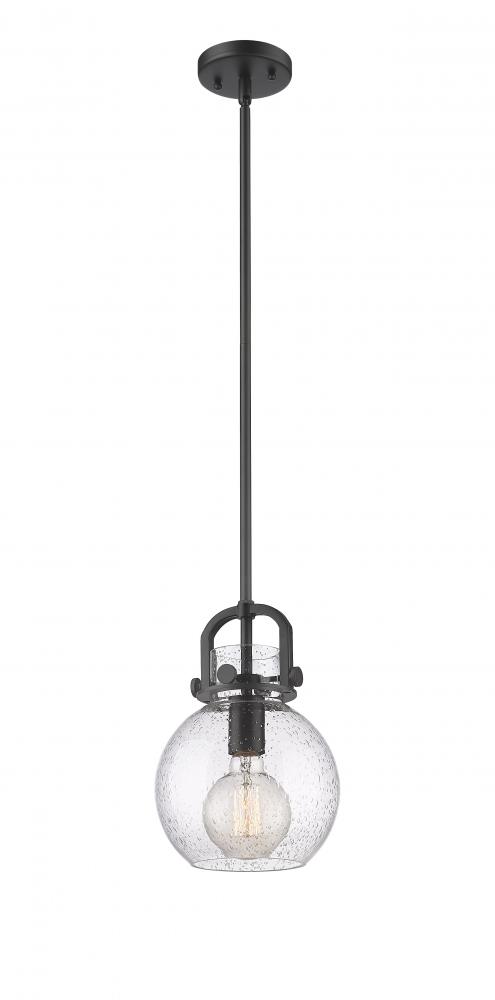 Newton Sphere - 1 Light - 8 inch - Matte Black - Multi Pendant