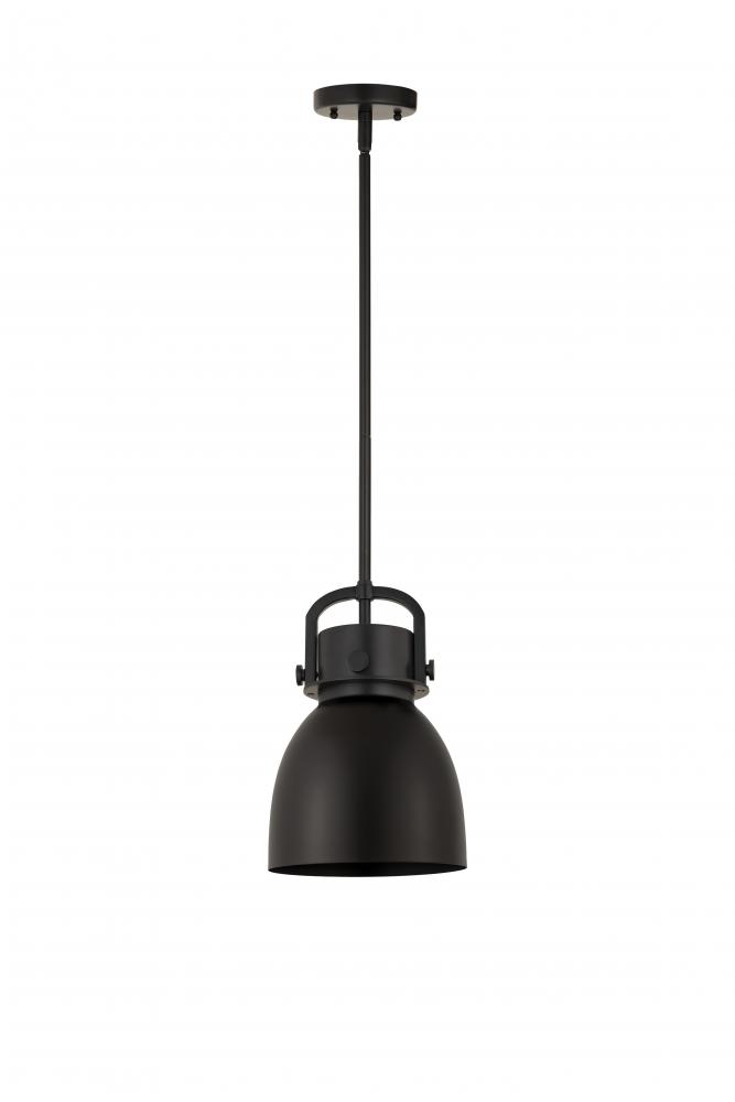 Newton Sphere - 1 Light - 8 inch - Matte Black - Mini Pendant