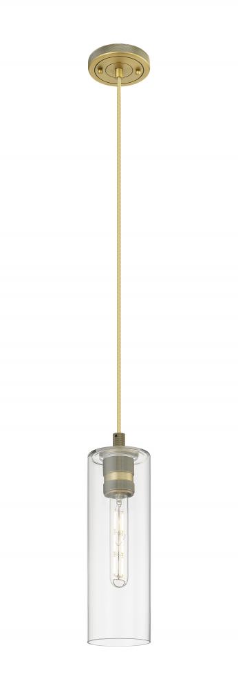 Crown Point - 1 Light - 5 inch - Brushed Brass - Pendant