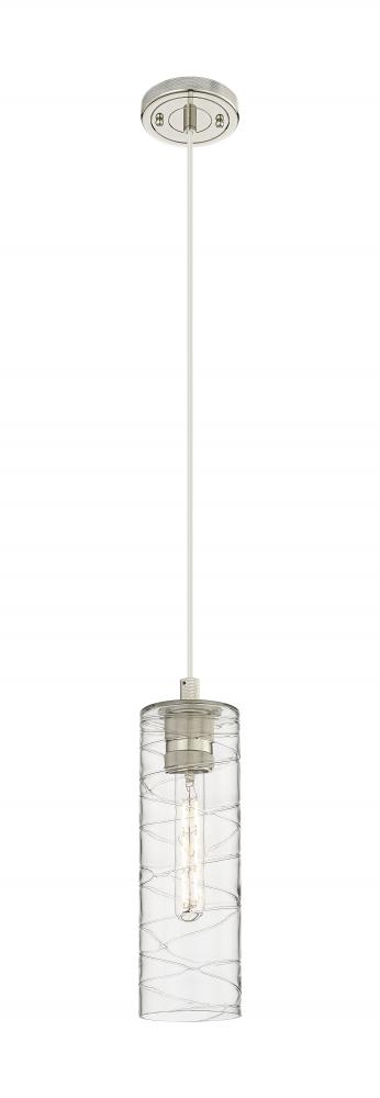 Crown Point - 1 Light - 5 inch - Polished Nickel - Pendant