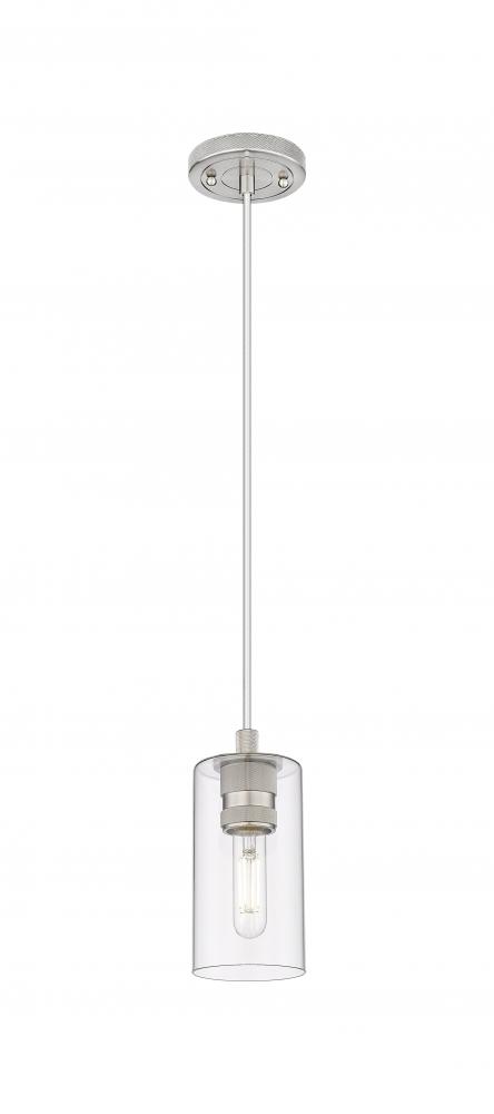 Crown Point - 1 Light - 5 inch - Satin Nickel - Pendant