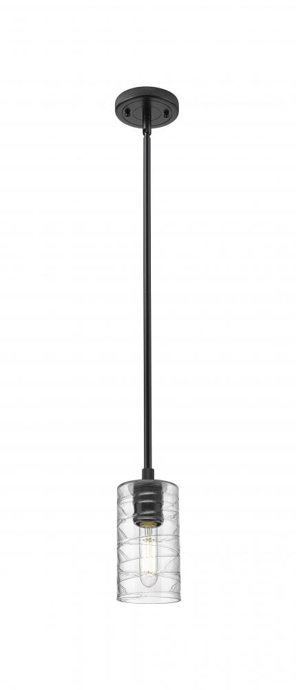 Crown Point - 1 Light - 5 inch - Matte Black - Pendant