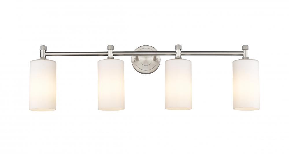 Crown Point - 4 Light - 34 inch - Satin Nickel - Bath Vanity Light