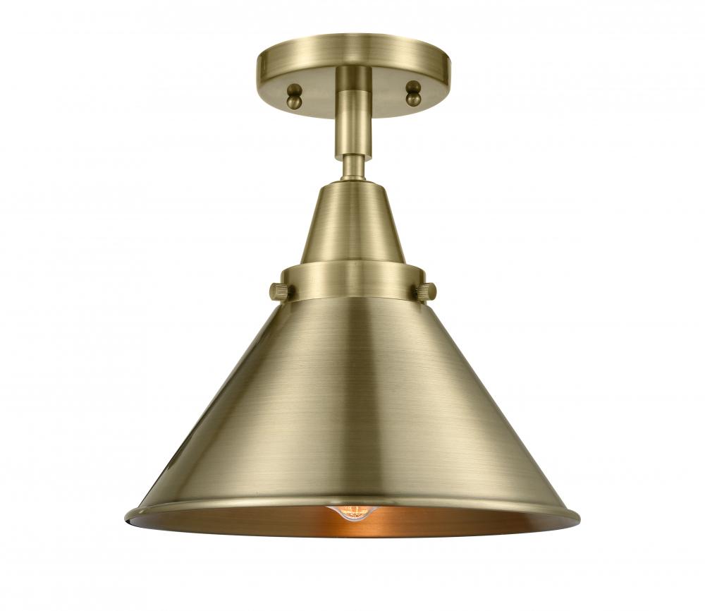 Briarcliff - 1 Light - 10 inch - Antique Brass - Flush Mount