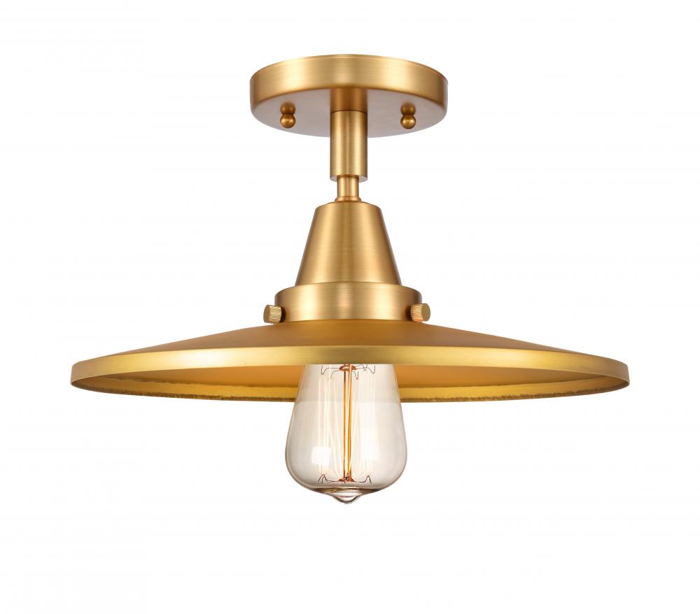 Appalachian - 1 Light - 12 inch - Satin Gold - Flush Mount