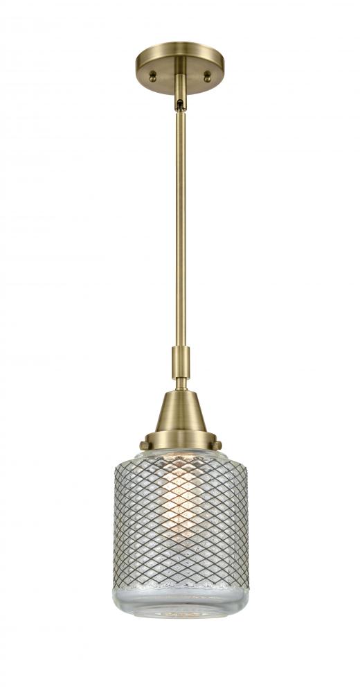 Stanton - 1 Light - 6 inch - Antique Brass - Mini Pendant