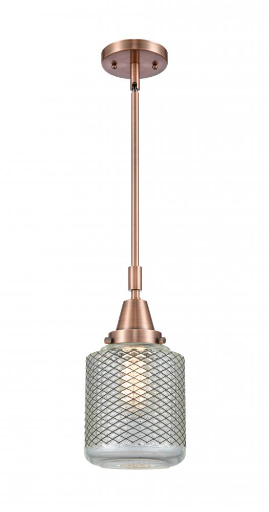 Stanton - 1 Light - 6 inch - Antique Copper - Mini Pendant